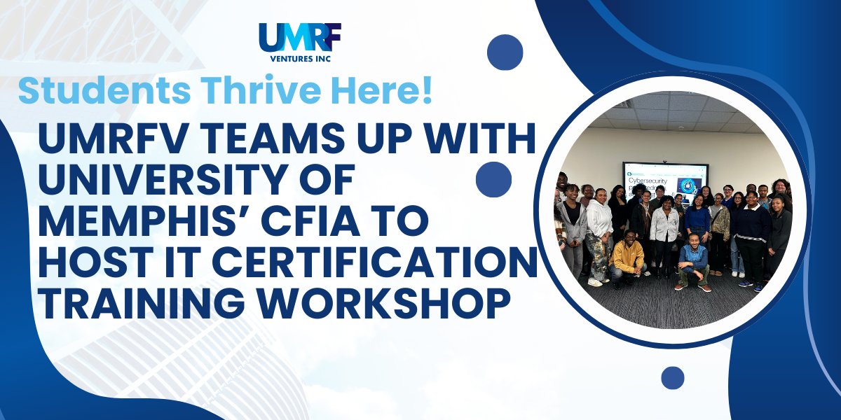 blog title image highlighting an IT certification workshop UMRF Ventures held