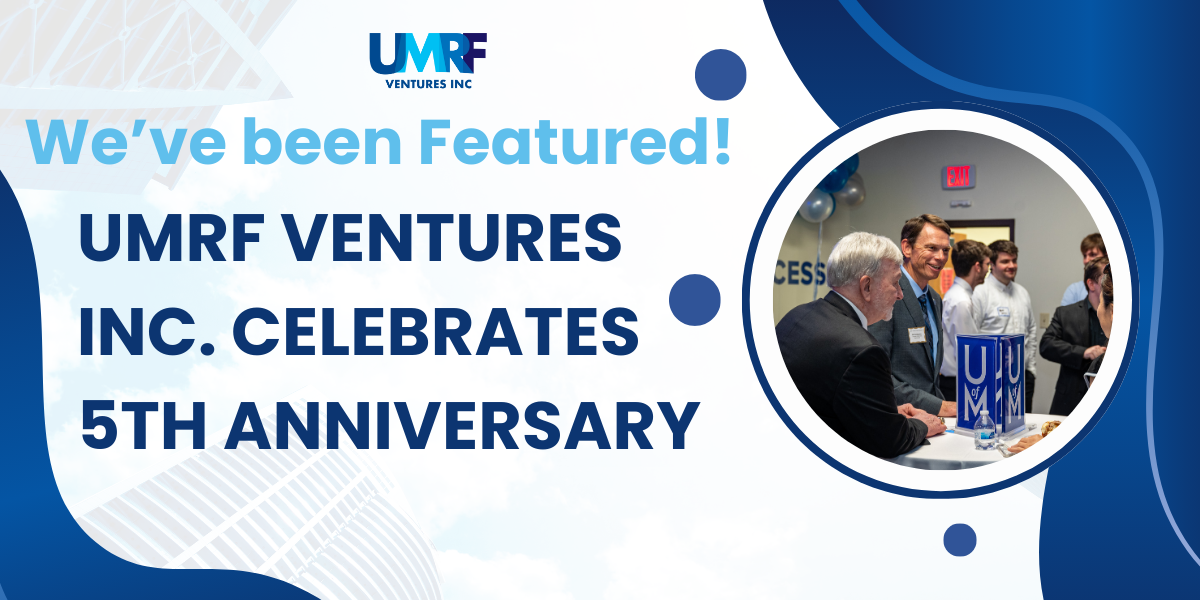 blog title image about UMRF Ventures celebrating their 5th Anniversary